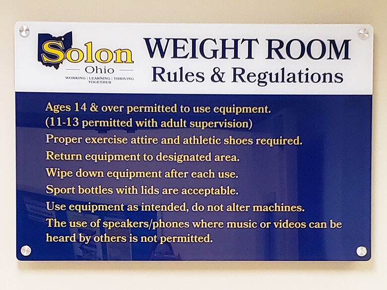 Athletic Signage